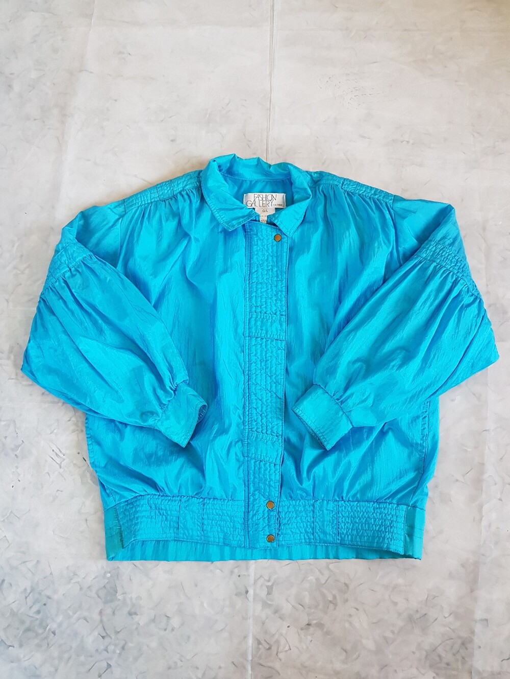 Vintage 1990s Fashion Gallery Nylon Windbreaker, Women's Large